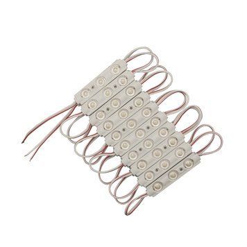 Світлодіодний модуль PROLUM V1, SMD5730, 3LED, 12V, 1.5W, З лінзою; Белый 320097 фото