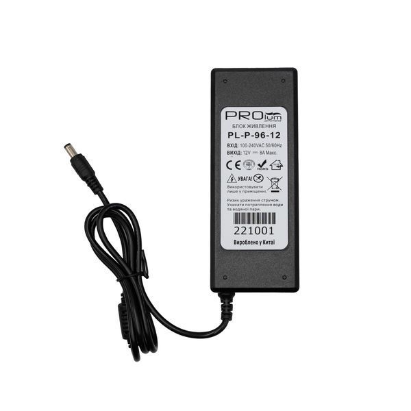 Блок питания PROLUM&trade; 12V, 96W, 8.0А, Series "P" 221033 фото
