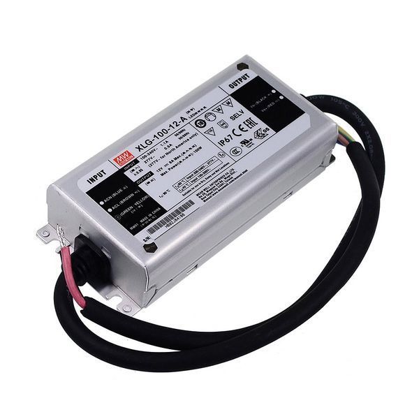 Блок питания Mean Well XLG-100-12-A (96W; 8A; 12V; IP67) Series "XLG" 623007 фото