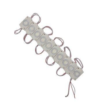 Светодиодный модуль PROLUM V1, SMD3030, 1LED, 12V, 1,32W, IP66, С линзой, Белый 321005 фото