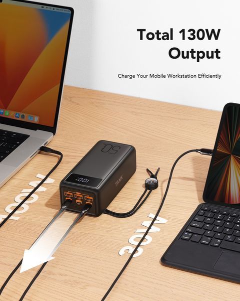 Зовнішній акумулятор Power Bank VEGER TANK LITE 56000MAH (W5001С) W5001C фото