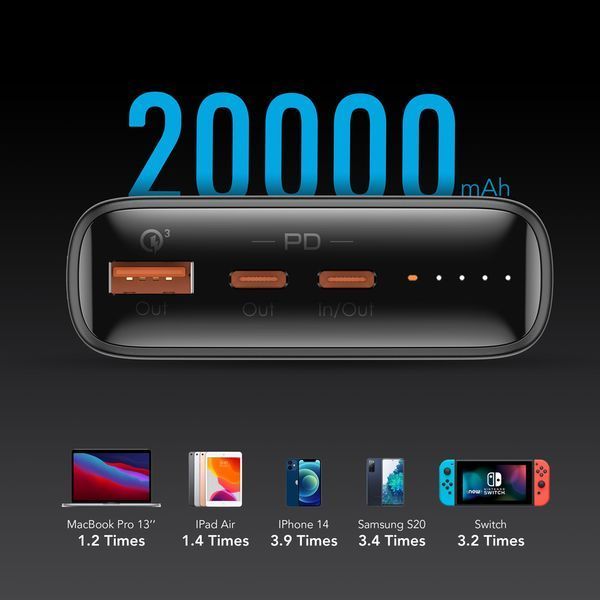 Зовнішній акумулятор Power Bank VEGER 20000MAH (W2032C) W2032C фото
